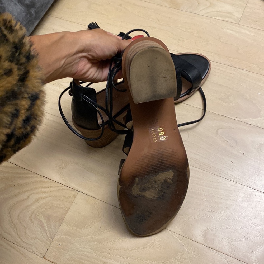 Black Madewell strappy sandals - Picture 4 of 4